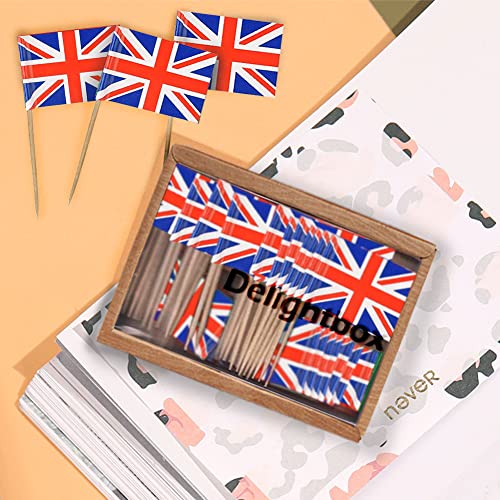 DELIGHTBOX Flag Toothpicks (100) (British) (British) - Image 2