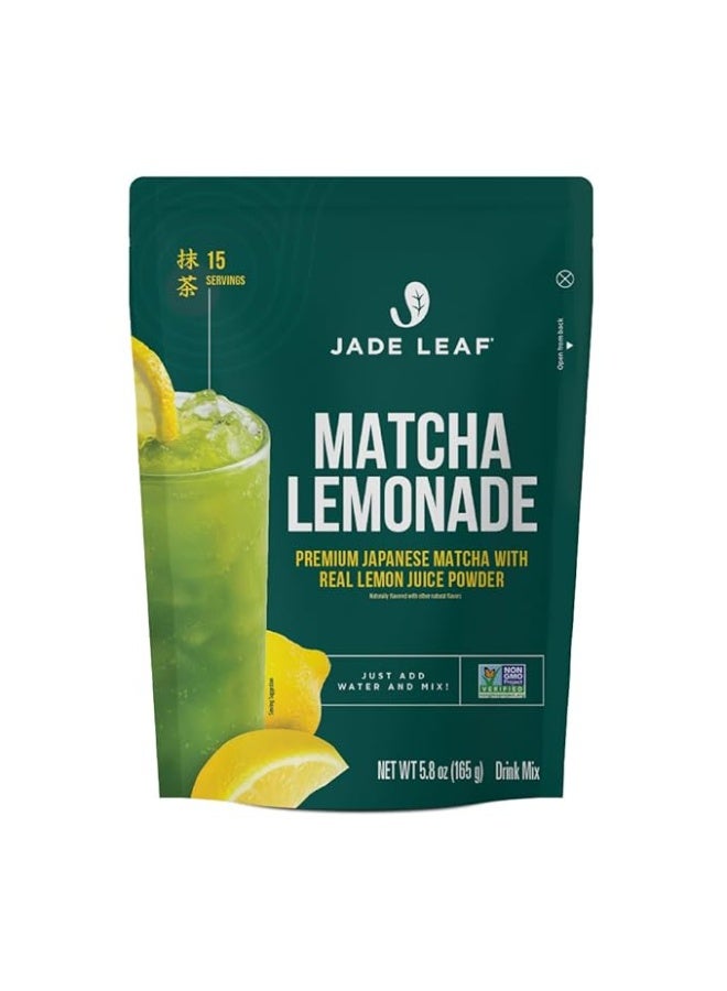 Jade Leaf Matcha Organic Premium Ceremonial Grade Matcha Green Tea Powder - Japanese - Culinary, Ingredient, Ceremonial Barista Teahouse, Latte, Collagen, 5.8 Ounce (Pack of 1), Matcha Lemonade - Image 1
