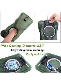 yongsheng Hydration Bladder, 2LWater Bladder for Hiking Backpack Leak Proof Water Reservoir Storage Bag, BPA-Free Water Pouch Hydration Pack  - Image 4