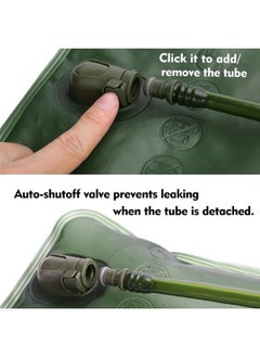 yongsheng Hydration Bladder, 2LWater Bladder for Hiking Backpack Leak Proof Water Reservoir Storage Bag, BPA-Free Water Pouch Hydration Pack  - Image 5