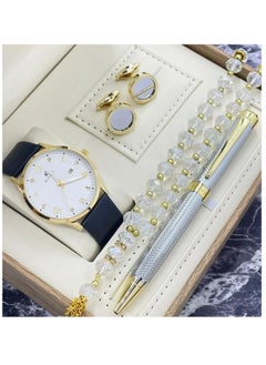 Watch A men's watch set consisting of a watch, a rosary, a cup and a pen 