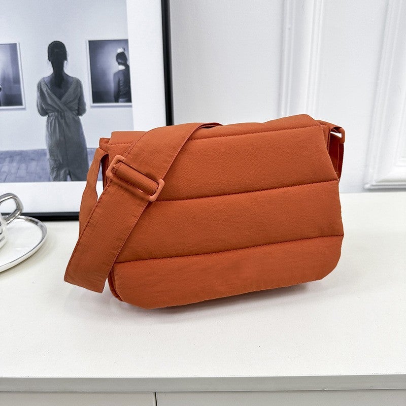 Nylon Crossbody Bag with Macaroon Colors - Image 2
