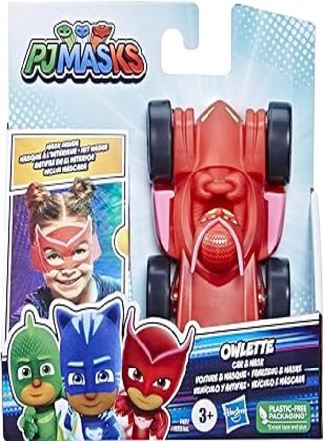 PJ Masks Hero Car and Mask Set - Owlette