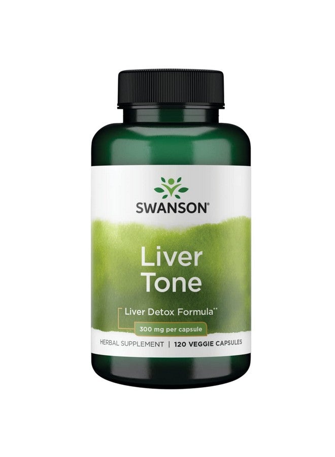Swanson Liver Tone Liver Detox Formula 300 Milligrams 120 Veg Capsules - Image 1