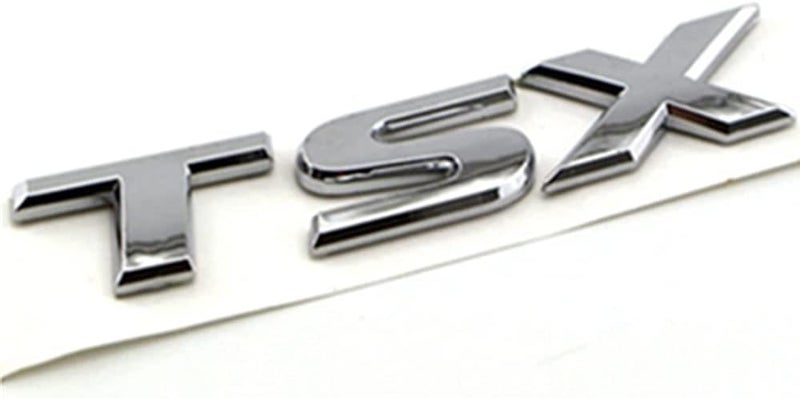 kashaipu شعار كاشايبو كروم حروف TSX لسيارة أكورا TSX خلفية صندوق الأمتعة - Image 1