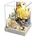 OZJAY DIY Miniature House Kit with Dust Proof Cover 124 Scale Creative Room Mini DIY Wooden Dollhouse Miniature Kit for Adults Teen Corner Garden - Image 3