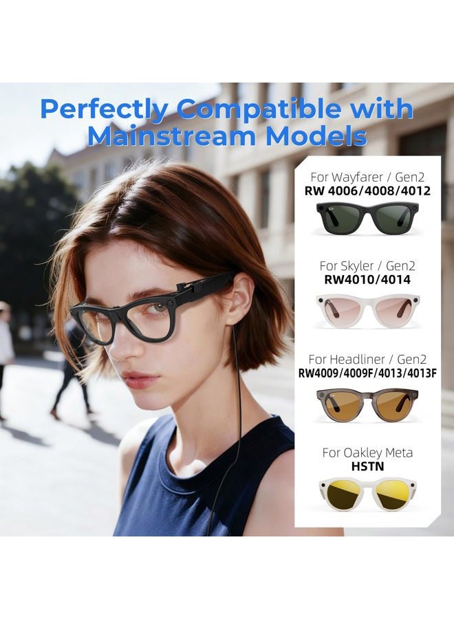RCstyle HiBloks Magnetic Charging Cable for Ray-Ban Meta Wayfarer/Skyler/Headliner Gen 2 & Oakley Meta HSTN, USB-C Cable for RayBan Meta Gen 2 Accessories, Portable for Phone/Car/Laptop/Power Bank Charging - Image 3