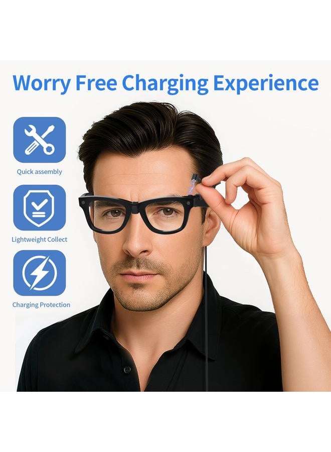 RCstyle HiBloks Magnetic Charging Cable for Ray-Ban Meta Wayfarer/Skyler/Headliner Gen 2 & Oakley Meta HSTN, USB-C Cable for RayBan Meta Gen 2 Accessories, Portable for Phone/Car/Laptop/Power Bank Charging - Image 4