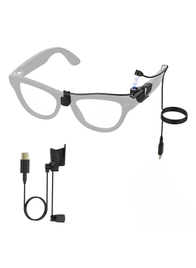 RCstyle HiBloks Magnetic Charging Cable for Ray-Ban Meta Wayfarer/Skyler/Headliner Gen 2 & Oakley Meta HSTN, USB-C Cable for RayBan Meta Gen 2 Accessories, Portable for Phone/Car/Laptop/Power Bank Charging - Image 1
