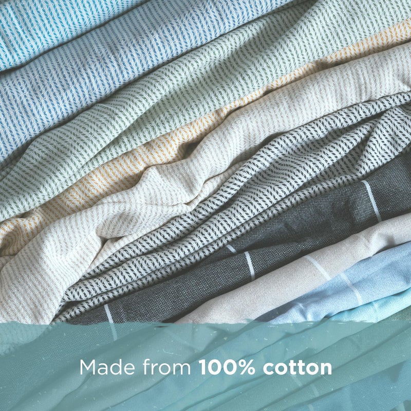 Cape Comforts Oversized Turkish Beach Towel, Diamond Dobby Aqua - 37'' x 67'' - Super Soft & Lightweight | Quick Dry Sand Free Travel Towels for Beach or Bath | Gifts - Image 4