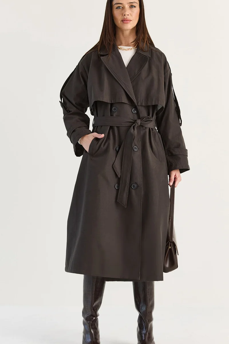 LUCCI Women's Trench Coat