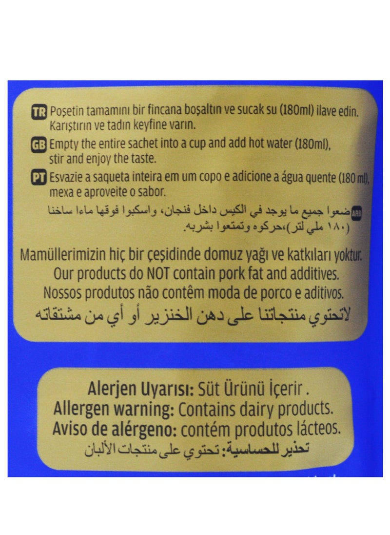 GOLDEN BEST - 2 in 1 Instant Coffee | Sugar Free | 10 Adet Pieces | Single Serving | 180g - Image 1