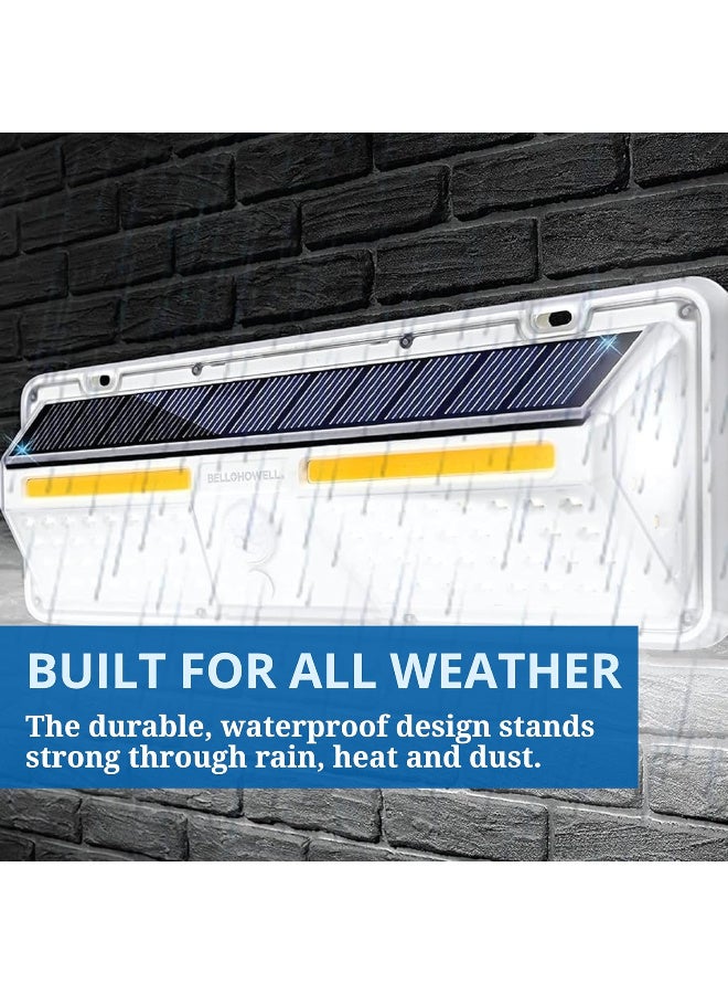 دايو مصباح الأمان الشمسي دايو (DS-SS2294): سطوع فائق 1000 لومن، تغطية 120°، مفعل بالحركة حتى 25 قدمًا - Image 2