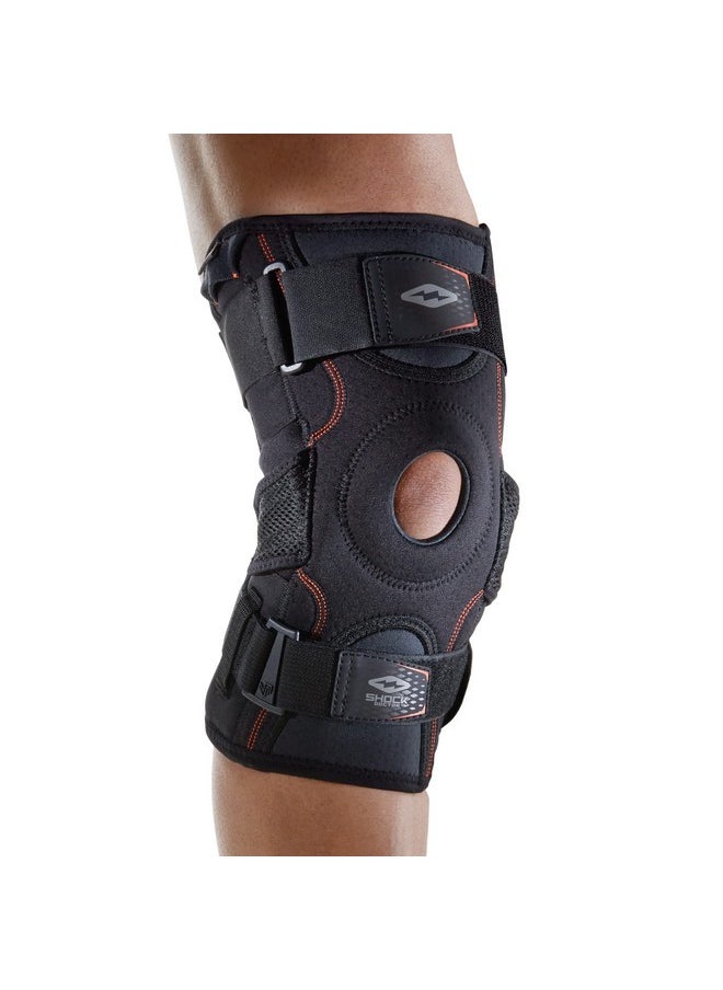 Shock Doctor Shock Doctor Knee Support with Dual Hinges (Black, Large)  - Image 5