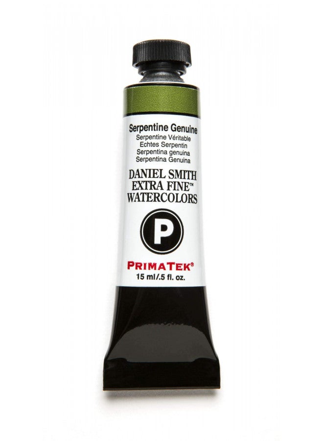 DANIEL SMITH 284600190 Extra Fine Watercolor 15ml Paint Tube, Serpentine Genuine, 0.5 Fl Oz (Pack of 1) - Image 1
