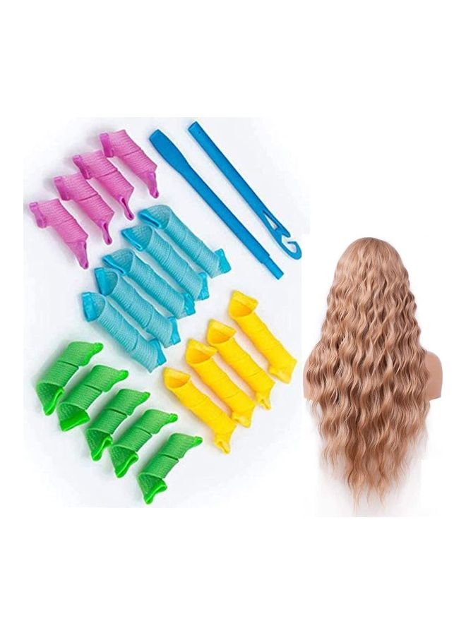 NIBEMINENT 18-Piece Hair Curler Set Multicolour - Image 1