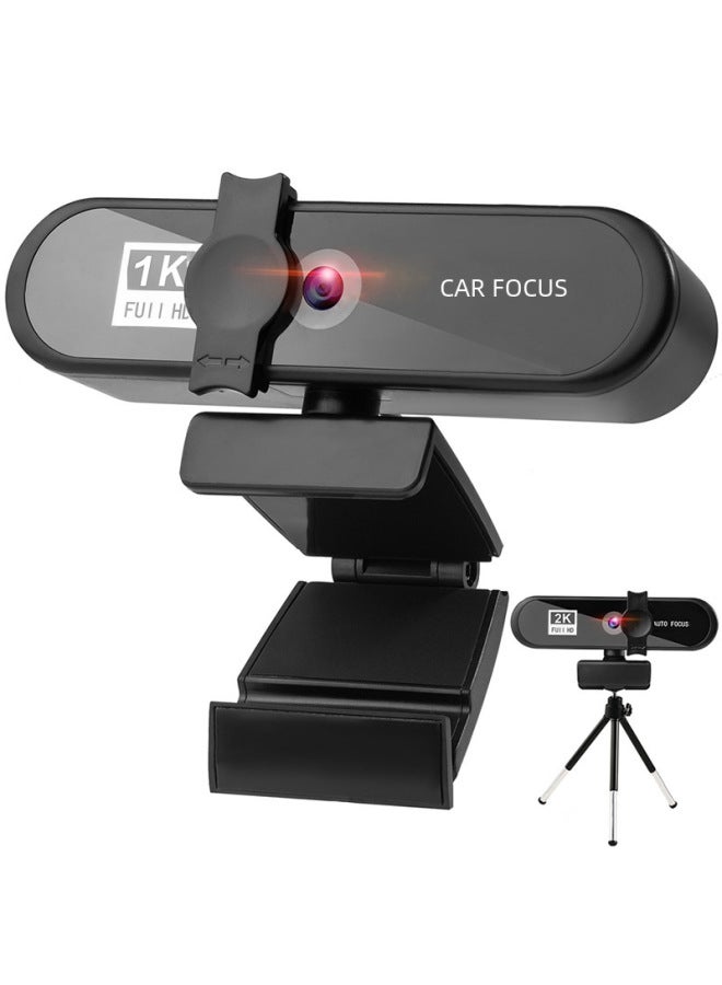 4k Private Model Beauty Automatic Focus 1080p Computer Webcam High Definition Network Usb Live Broadcast Webcam 2k Plug Play-Color:8802-1k - Image 3