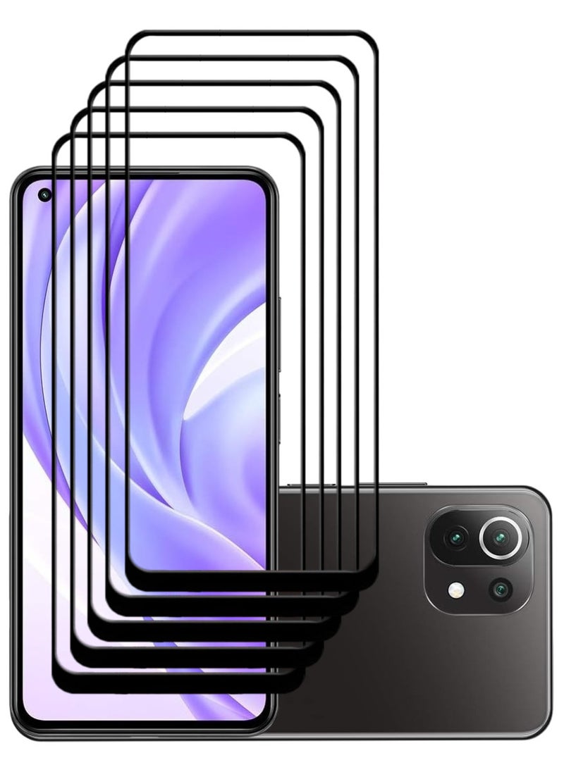 ACLIX 5 Pieces Antistatic ESD Dustproof Premium Quality High Definition Tempered Glass Screen Protector Designed For Xiaomi Mi 11 Lite  - Image 1