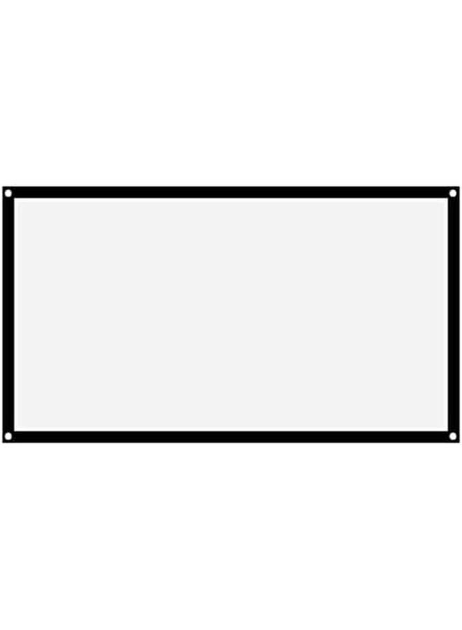 ZJchaotniafwp6ry 13 Projector Screen Indoor 16 9 Thickened Non Crease Soft White Projection Screen - Image 2