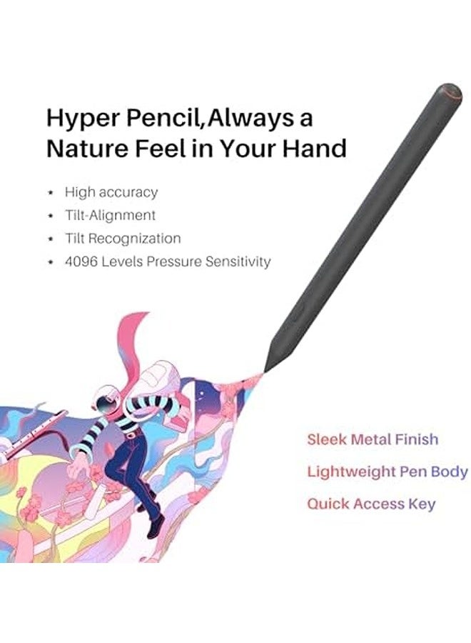 HUION Kamvas Slate 13 Standalone Drawing Tablet | 12.7" 2K QHD Screen, Android 14, No PC Needed, Full-Laminated Display, H-Pencil Stylus, 8GB RAM + 256GB Storage, 10000mAh Battery - Image 4