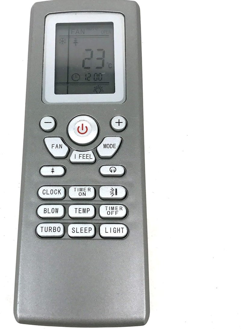 JAJEEK AC Universal Remote Control for Air Conditioners | Compatible with YT1FF, YT1F1, YT1F2, YT1F3, YT1F4 Models | No Setup Required | Long-Range IR Signal | Energy-Efficient Design | Lightweight & Durable | Easy-to-Use - Image 1