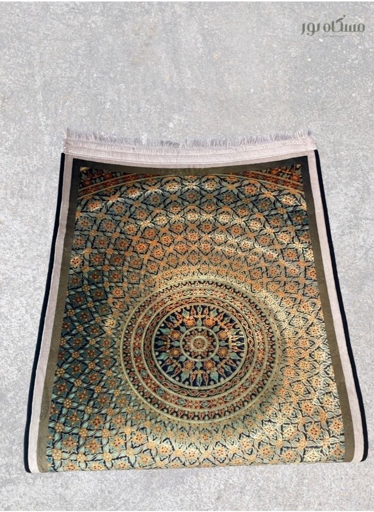 Mishkat Noor Prayer Mat – IWAN Model | Elegant Golden and Colourful | Soft Fabric (110x70 cm) | High-Resolution Islamic Geometric Patterns - pzsku/Z7FFFF92157D5A65F7062Z/45/1741427576/9b4bf066-41a7-4c3d-a8f0-617bb8cd9a2a