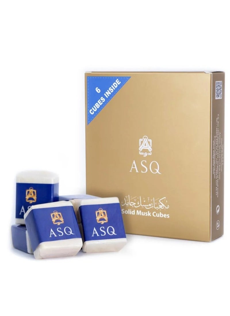 عبدالصمد القرشي - مكعبات مسك جامد 6قطعة - Image 1