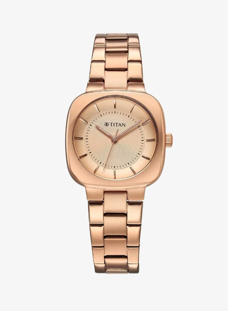 تيتان Women's Stainless Steel Analog Watch 95296WM01 - 31 mm