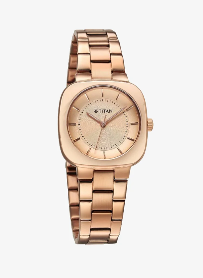 تيتان Women's Stainless Steel Analog Watch 95296WM01 - 31 mm