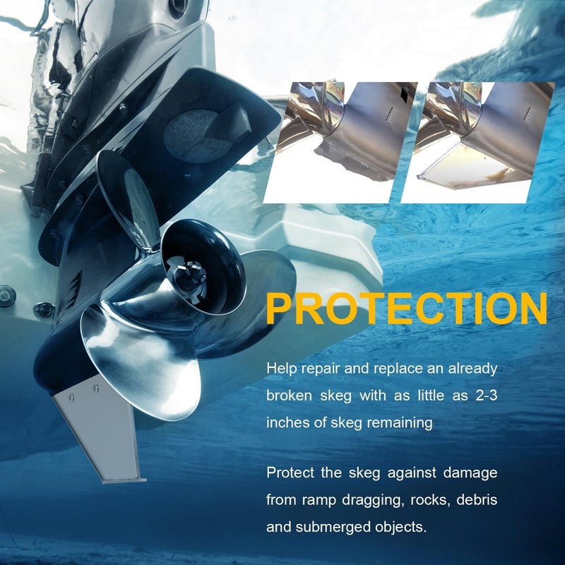 Deargooday Skeg Guard Protector for Volvo Penta Sterndrive SX Drive (1995-2006) - Image 4