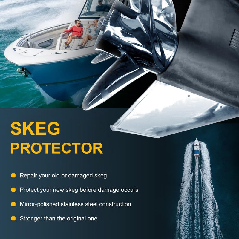 Deargooday Skeg Guard Protector for Volvo Penta Sterndrive SX Drive (1995-2006) - Image 2