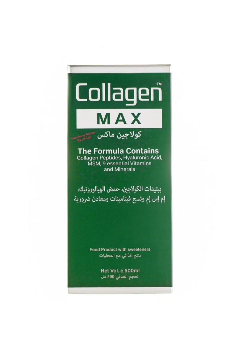 Max Royal Collagen Max with MSM Strawberry Flavored Drink 500ml  - Image 1