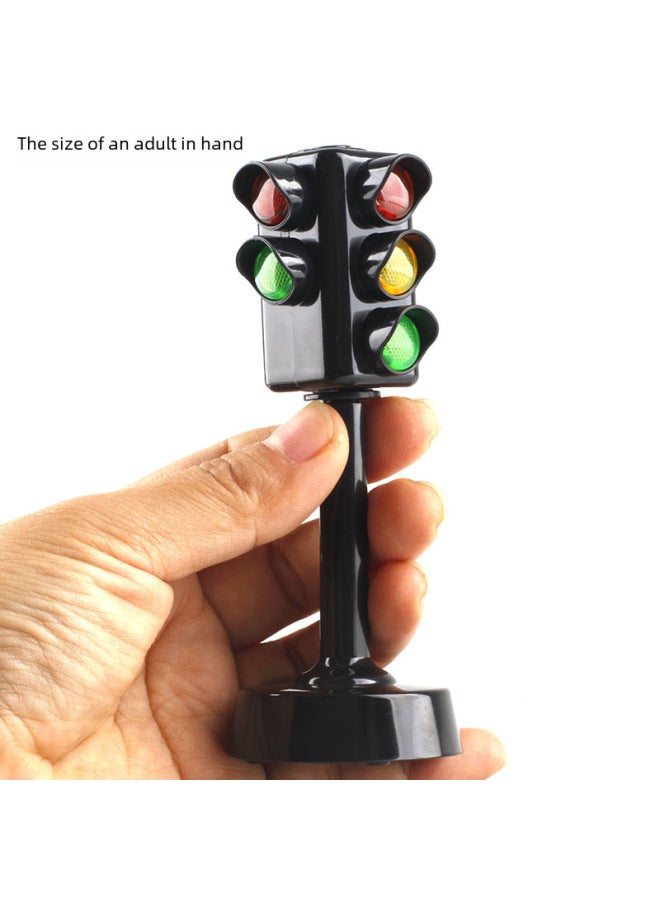 Loquat Real People Make Sound And Light Come True Traffic Lights Traffic Lights Children's Early Education Safety Education Props-Color:Traffic Light Transparent Bag Simple - Image 1