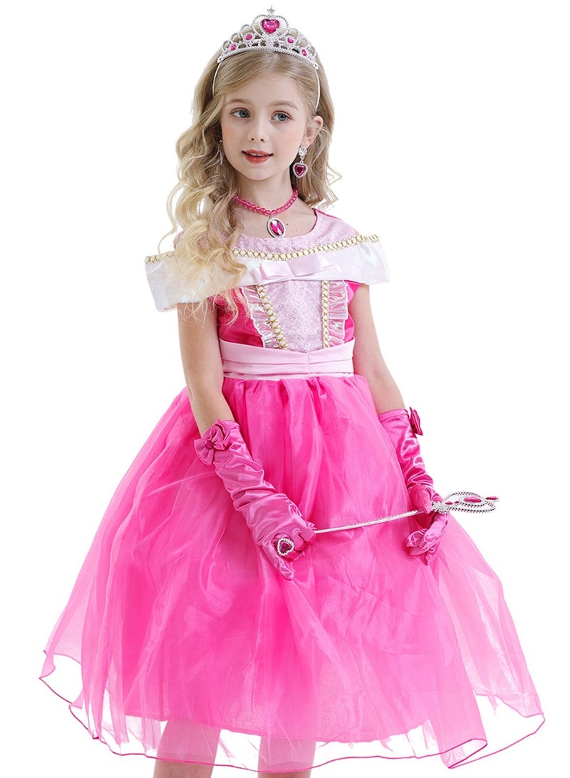 Girls Dress Christmas Princess Cosplay Costume Dresses Girl for Halloween Party - Image 1