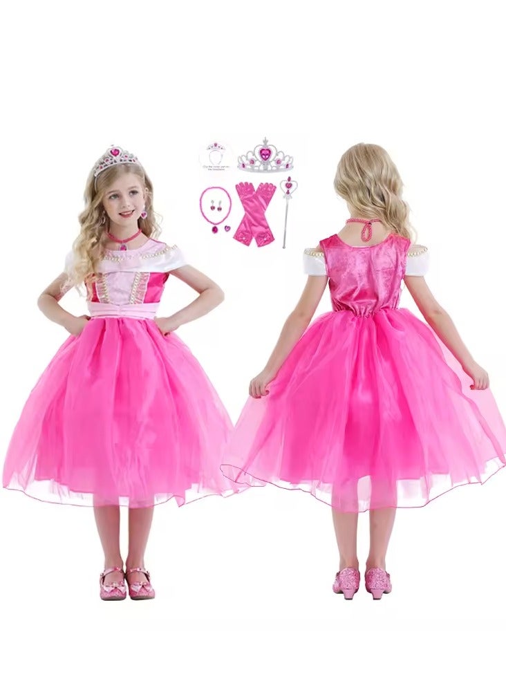 Girls Dress Christmas Princess Cosplay Costume Dresses Girl for Halloween Party - Image 3