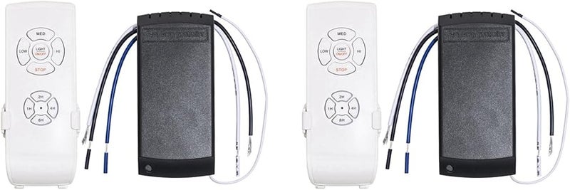 Universal Ceiling Fan Remote Control Kit With Speed Timer And Light Switch 220V - Image 1