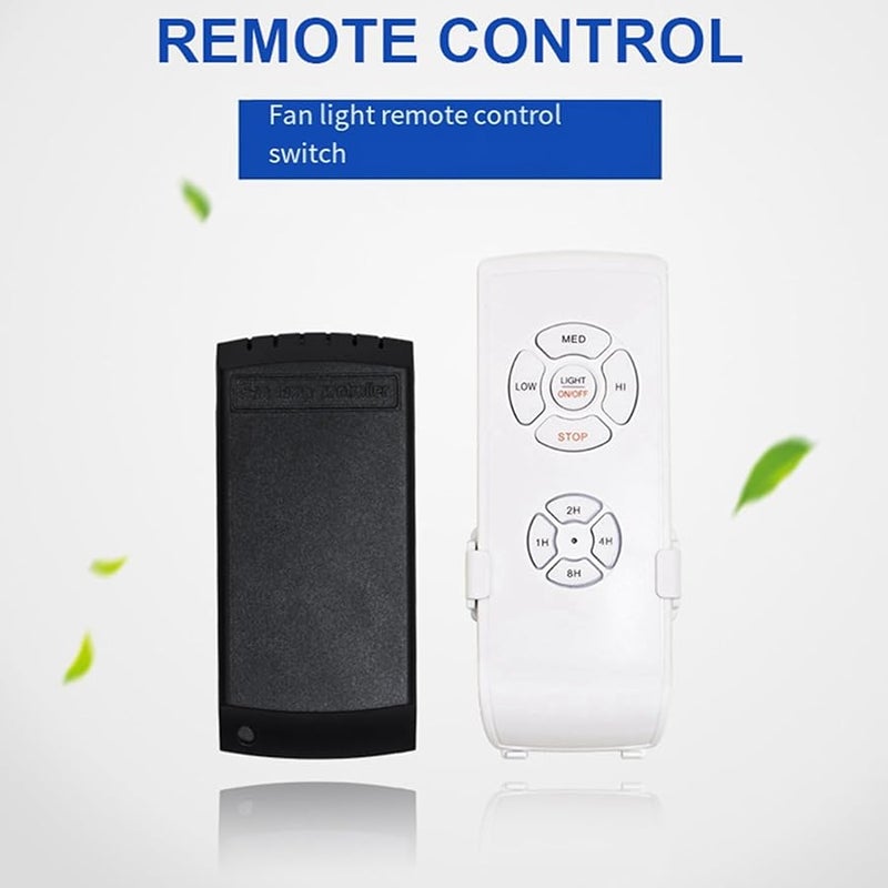 Universal Ceiling Fan Remote Control Kit With Speed Timer And Light Switch 220V - Image 5