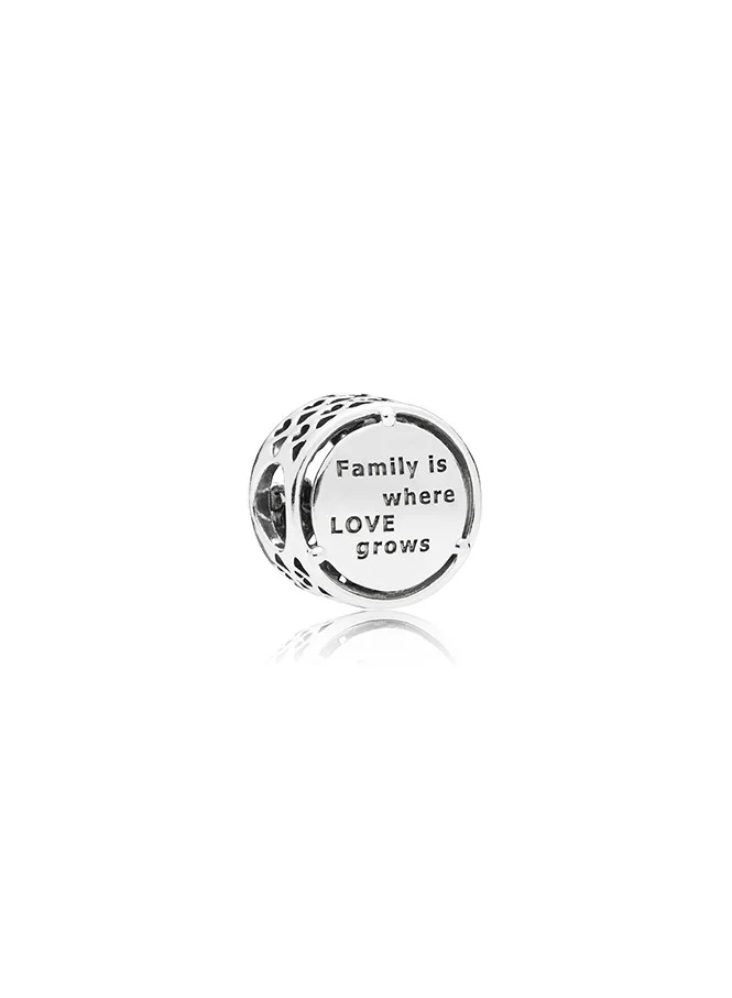PANDORA Openwork Family Roots Charm
