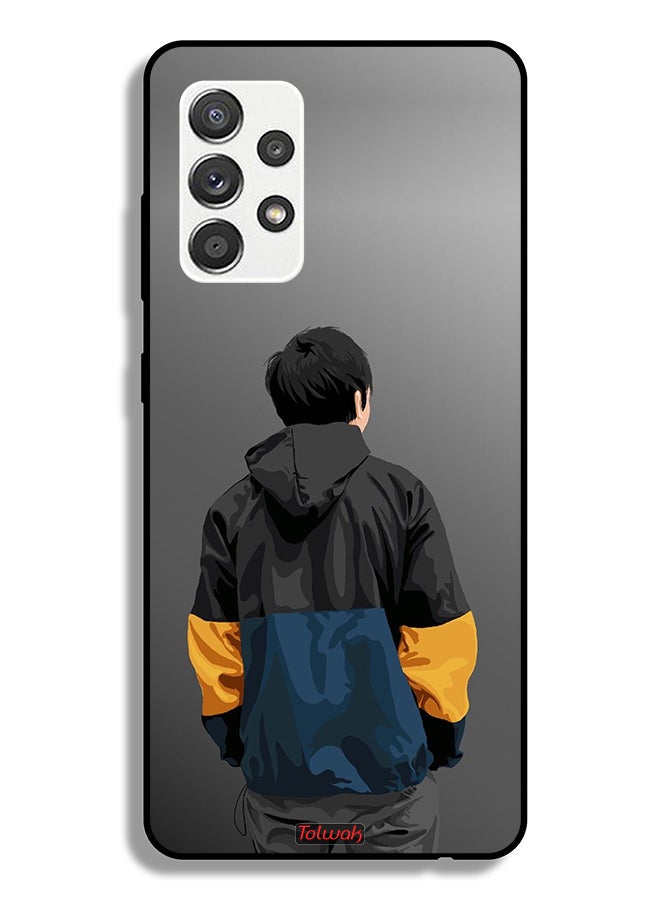 Tolwak غطاء حماية لجهاز سامسونج جالاكسي M32 5G - فن بورتريه للصبي - Image 1