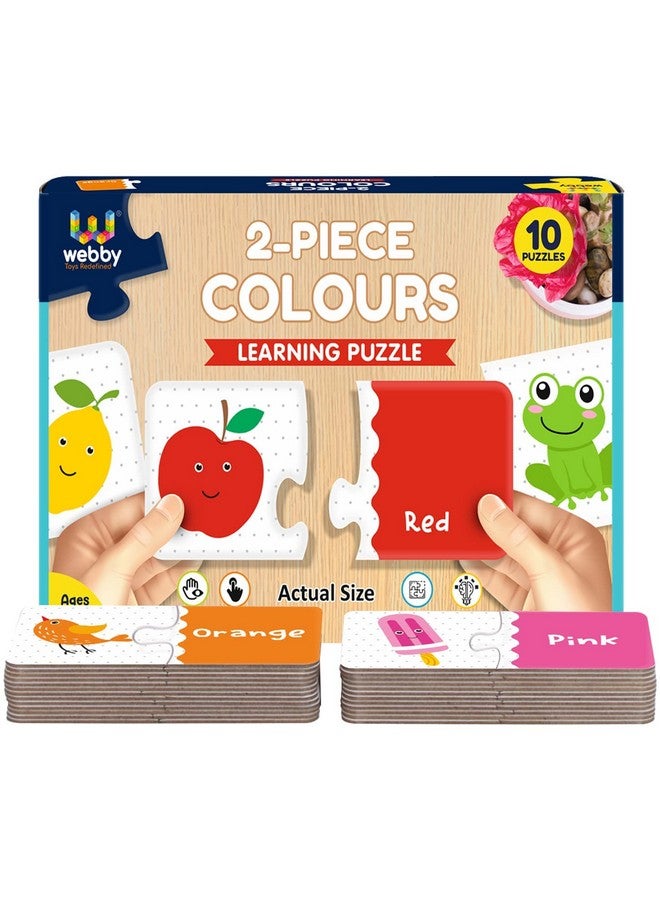 Webby Colours 2 Pieces Learning Pack Jigsaw Puzzle, Montessori Early Educational Pre School Puzzle Toys For 3+ Years Kid - Image 5