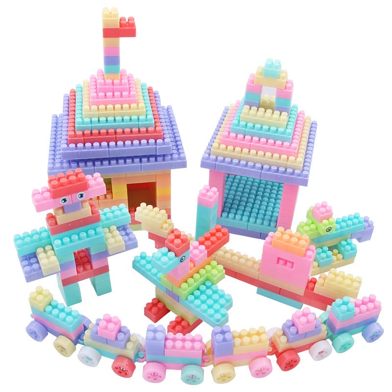 Large Particle Building Block Parts Accessories Assembled Educational Toys Basic Parts High Brick Compatible With 10,000 Grids Bulk Ouyi Universal - Image 2