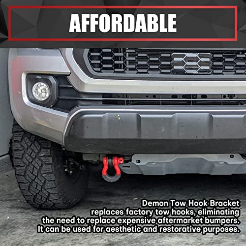 VIAGL Front Demon Tow Hook Bracket with 3/4 Inches Shackle Fit for Toyota Tacoma 2009-2023 - Image 4