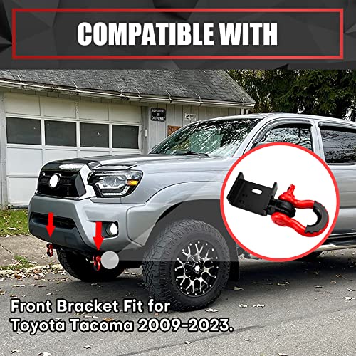 VIAGL Front Demon Tow Hook Bracket with 3/4 Inches Shackle Fit for Toyota Tacoma 2009-2023 - Image 2