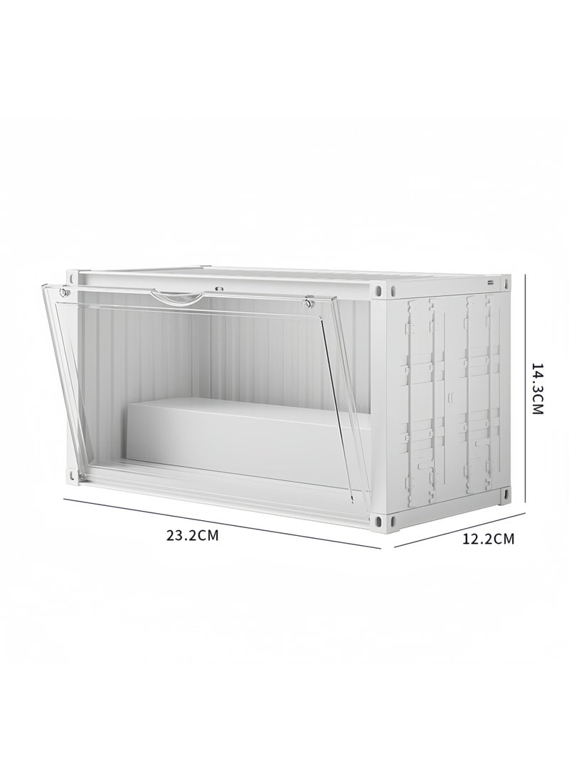 SKT Shiketro Labubu Container Blind Box Storage Box Dustproof Cabinet Home Transparent Pop Mart Display Stand Doll Doll Box  - Image 1