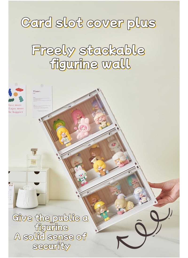 SKT Shiketro Labubu Container Blind Box Storage Box Dustproof Cabinet Home Transparent Pop Mart Display Stand Doll Doll Box  - Image 5