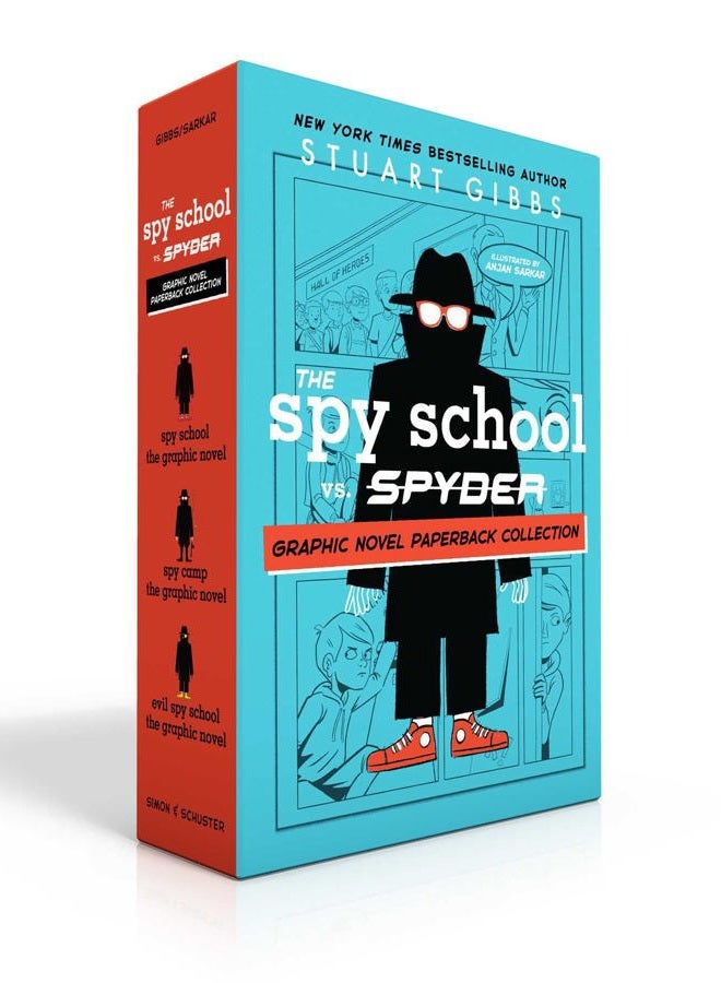 The Spy School vs. Spyder Graphic Novel Paperback Collection (Boxed Set): Spy School the Graphic Novel; Spy Camp the Graphic Novel; Evil Spy School the Graphic Novel