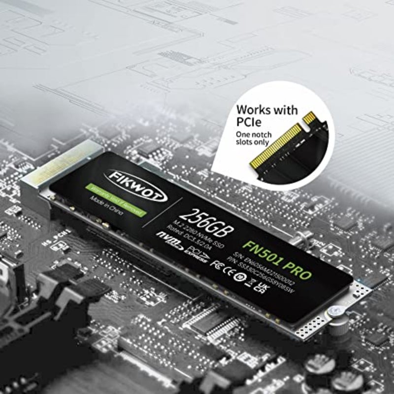 ألعاب الكمبيوتر واستخدام المتحمسين، 3D NAND TLC مع ذاكرة تخزين مؤقت SLC، أسود، سرعة قراءة تصل إلى 3000 ميجابايت/ثانية NVMe PCIe Gen3x4 M.2 2280 SSD داخلي - Image 3