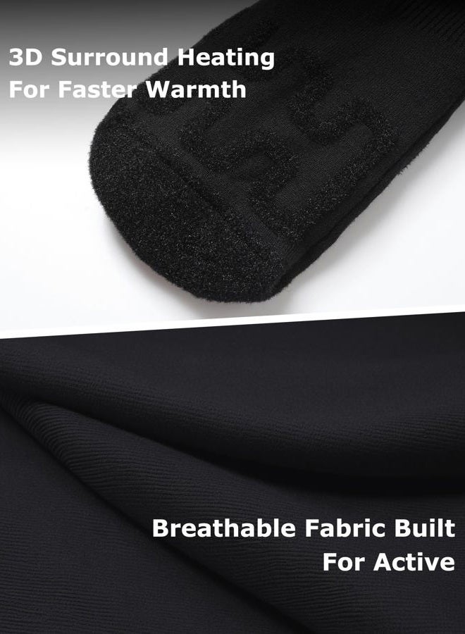 Venustas Heated Socks for Men Women, with Heating Wires Directly Embedded Inside, Battery Rechargeable Electric Ski Socks - Image 3