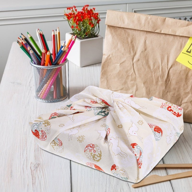 Japanese Handkerchief Bento Wrapping Cloth Box Packaging Cloth Lunch Bandana Cover Bag - Image 4
