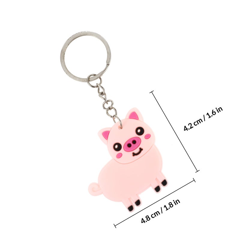 20pcs Animal Keyring Animal Keychain Key Ornament for Daily Use - Image 2